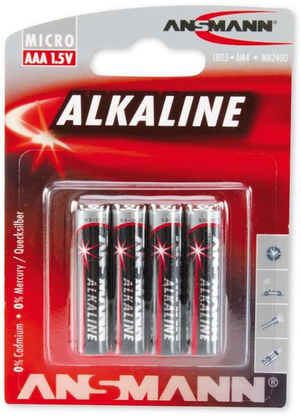 Ansmann AAA Micro Alkaline 4 St. (5015553)
