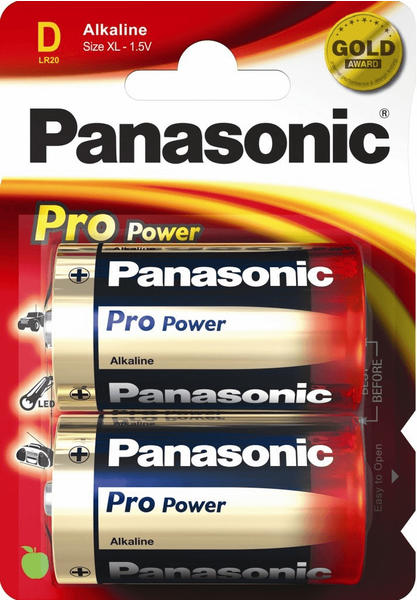 Panasonic 1x2 Pro Power LR20 D-Mono (LR20PPG/2BP)