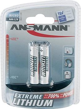 Ansmann Extreme Lithium AAA Micro Batterie 1,5V (2 St.)