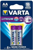 VARTA 06106301402, VARTA ULTRA LITHIUM AA Blister 2 Lithium Batterie