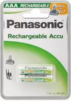 Panasonic - Hhr-4mve/2bd - Batterie 2 X Type Aaa - Nimh - (rechargeable) - 750 Mah