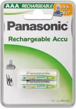 Panasonic AAA Micro NiMH Akku 1,2V 800 mAh (2 St.)