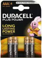 Duracell Plus Power AAA (MN2400/LR03) K4 4 St
