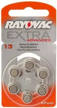 Rayovac EXTRA Advanced 13, 310 mAh (6 St.)