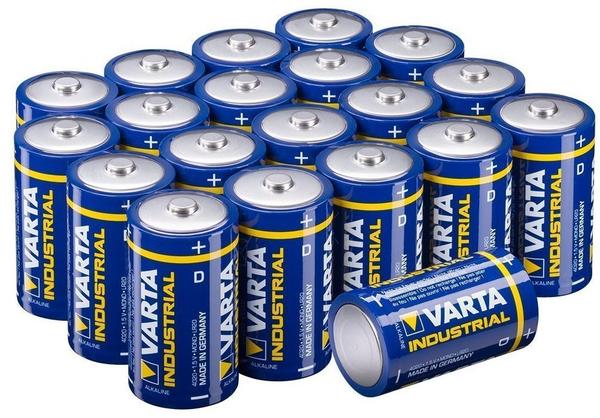 VARTA Industrial Alkaline LR20 Batterien 1,5V 16500 mAh