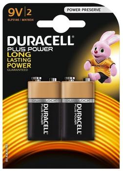 Duracell Plus Power MN1604/6LF22 Alkaline 9V (2 St.)