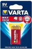 Varta 04722 101 401, Varta Max Tech 6LR61 Alkaline E Block Batterie 9.0 V 1er Pack,