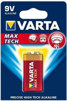 Varta Batterie LONGLIFE Max Power (MAX TECH) 9V Block 1St.