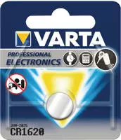 Varta 06620101401, Varta Lithium Knopfzelle, CR1620, 3 V, 35 mAh
