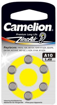 Camelion A10 Knopfzelle PR70 Zink-Luft Batterie 1,4V (6 St.)