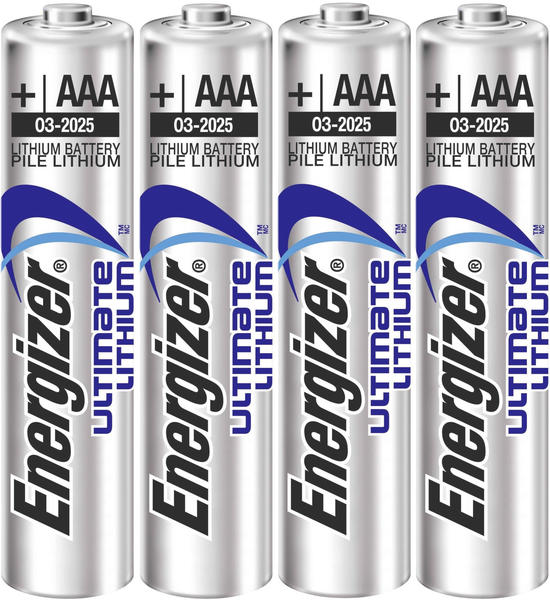 Energizer Ultimate Lithium AAA / LR03 Batterie 1,5V 1250 mAh (4 St.) Test  ❤️ Jetzt ab 4,98 € (Februar 2022) Testbericht.de