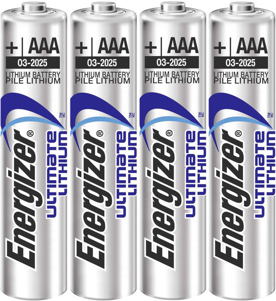 Energizer Ultimate Lithium Aaa Lr03 Batterie 1 5v 1250 Mah 4 St Test Jetzt Ab 4 68 August 2021 Testbericht De