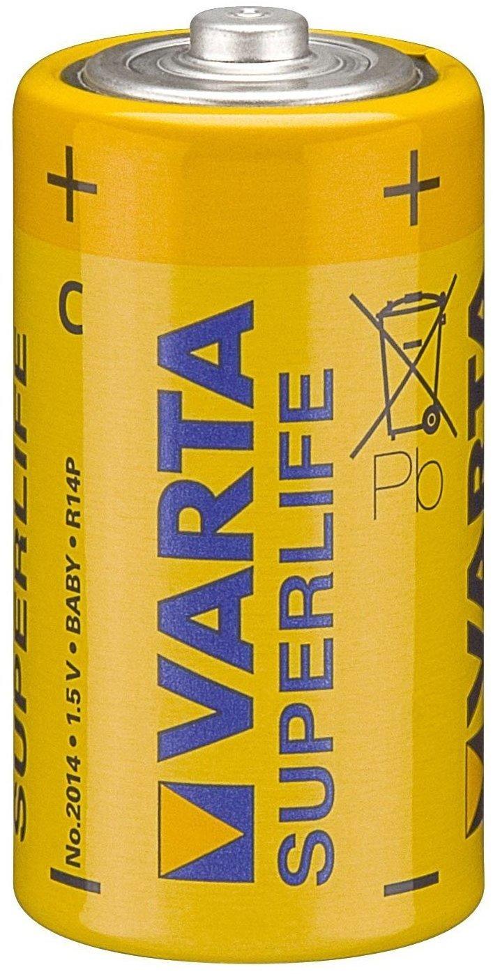 Элемент питания c. Varta Superlife c/r14. Батарейка Varta Superlife. Батарейки Varta Superlife c/r14/1.5v. Батарейка варта r20.