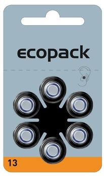 Varta Ecopack ZA 13 Knopfzellen 310 mAh, 1,4V (6 St.)