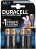 DURACELL Batterie Alkaline 002562 Mignon AA LR06 1.5V 4 St./Pack.