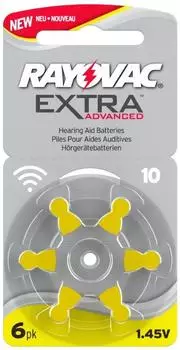 Rayovac EXTRA Advanced 10 105 mAh (6 Stck.)