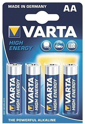 VARTA 4906 High Energy AA LR6 1,5V 2850 mAh (4 St.)