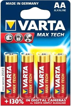 Varta AA Max Tech Batterie 4 St. (4706110404)