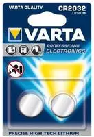 VARTA 2er-Set Lithium-Knopfzelle CR2032, 3 V, 220 mAh
