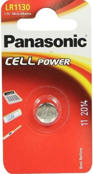 Panasonic LR1130 / LR54 65 mAh Knopfzelle (LR-1130EP/1BB)