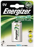 Energizer NiMH Akku Power Plus, 6F 22 / Block, 9 V , Baugr&ouml;&szlig;e:6F 22 / Block,