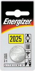 Energizer Knopfzelle CR2025 Lithium 3,0 V 163 mAh
