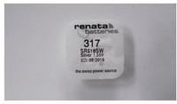 SR516SW SR62 317 Silberoxid Batterie Renata 1,55V - 1er Verpackung