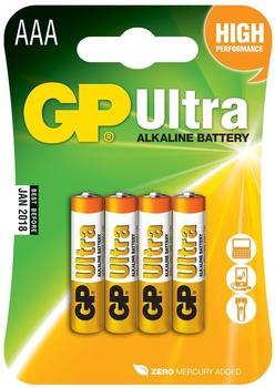 GP Ultra Alkaline AAA / LR03 (4 St.)