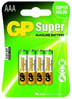 GP Super Alkaline AAA / LR03 (4 St.)
