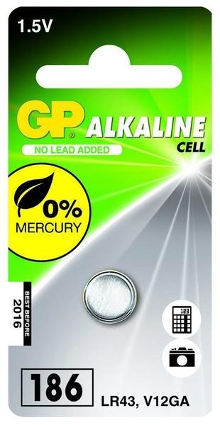 GP Alkaline LR43 1,5V