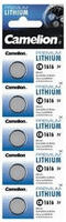Camelion CR1616 Lithium Batterie 3V - 5er Packung