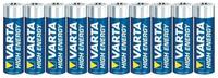 VARTA AA / LR6 2600 mAh High Energy Batterie (10 St.)