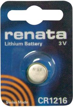 Renata Knopfzelle CR1216 Lithium Batterie 3,6 V 25 mAh