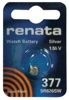 1x SR626SW SR66 377 Silberoxid Batterie Renata 1,55 V