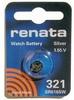 Renata 321, SR616SW, 1,55 V Knopfzelle/Uhrenbatterie, Silberoxid,...