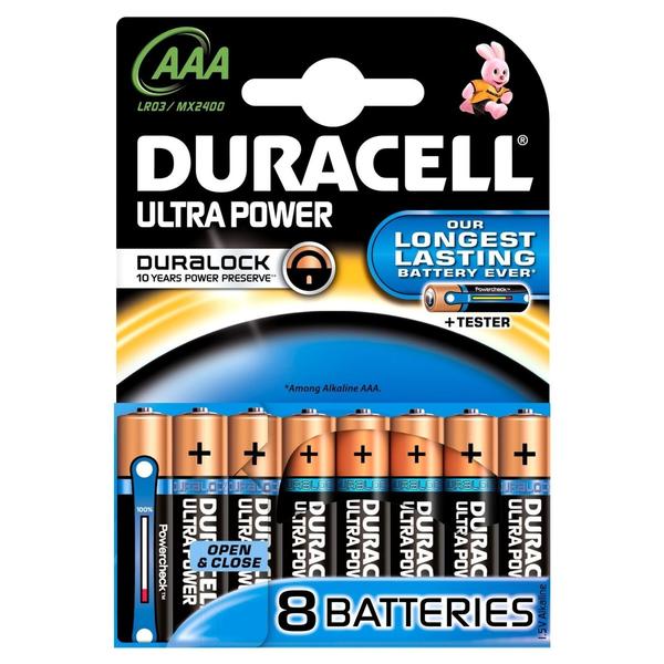 Duracell Ultra Power AAA Micro D-Click Box MX2400 8 St. (DUR002746)