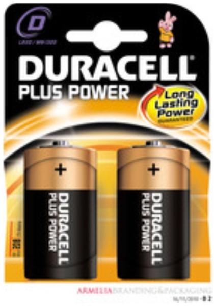 Duracell Plus Power Mono D LR20 1,5V (2 St.)