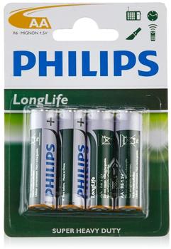 Philips Mignon AA LongLife R6L4B/10 1,5V (4 St.)