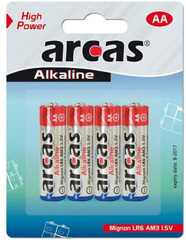 Arcas Alkaline LR6 Mignon AA 1,5V (4 St.)