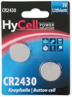 HyCell 5020172, HyCell Knopfzelle CR2430 3V 2 St. 300 mAh Lithium CR 2430