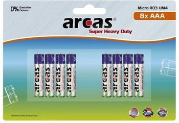 Arcas Super Heavy Duty R03 Micro AAA 1,5V (8 St.)