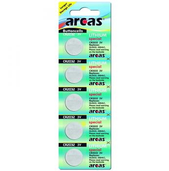 Arcas CR2032 3V Lithium Knopfzellen