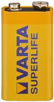 Varta 02022101301, Varta Superlife (1 Stk., 9V Block, 350 mAh) (02022101301)