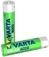 VARTA 56733101402, Varta Recharge ACCU Solar AAA 550mAh 2-er