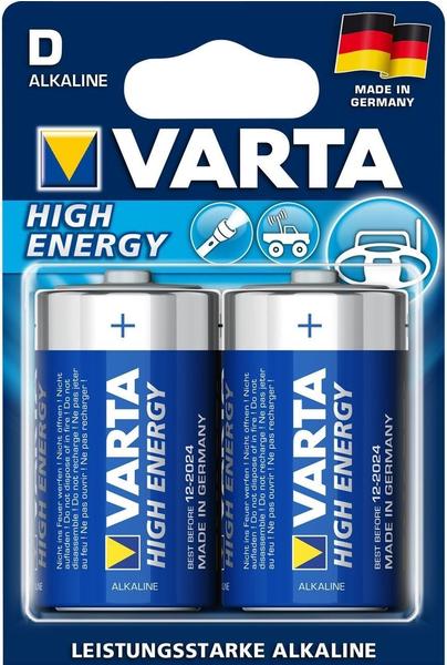 Eigenschaften & Allgemeine Daten VARTA D Mono High Energy Batterie 2 St. (04920 )