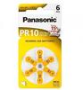 Panasonic PR-10L/6LB, Panasonic PR10/230 (PR70) 6er Blister Hörgerätebatterie