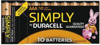 Duracell Simply AAA Micro 1,5V (10 St.)