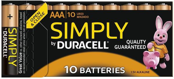 Duracell Simply AAA Micro 1,5V (10 St.)