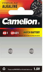 Camelion AG1/LR621 Knopfzelle LR60 Batterie 1,5V 13 mAh (2 St.)