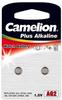 2 Stück Camelion AG2 LR59 LR726 Knopfzelle 1,5V Batterie
